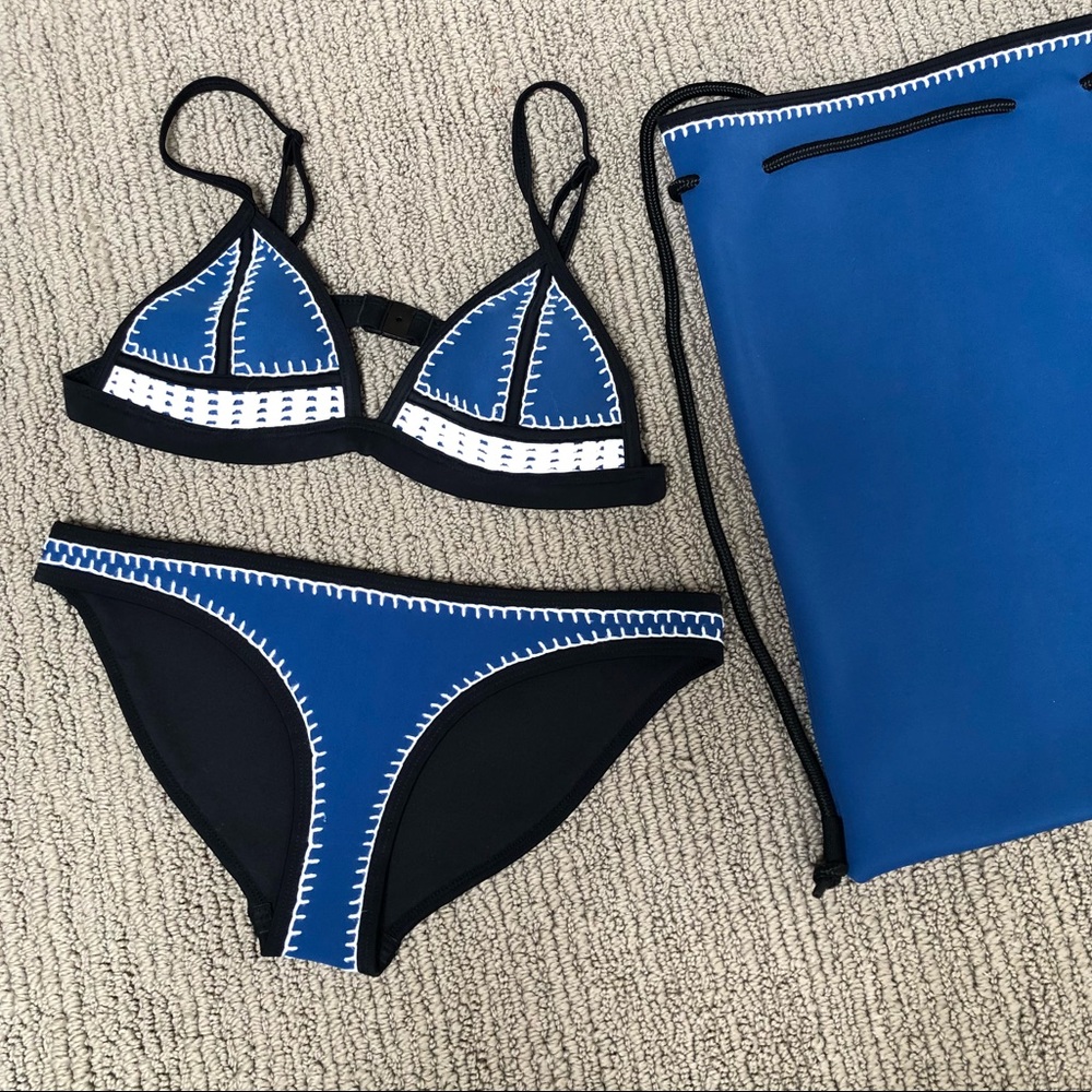 TRIANGL blue bikini